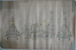 The Queen Locomotive; condition on arrival into the studio