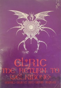'Elric' (Michael Moorcock) with surface mould, distortions and stuck pages throughout.